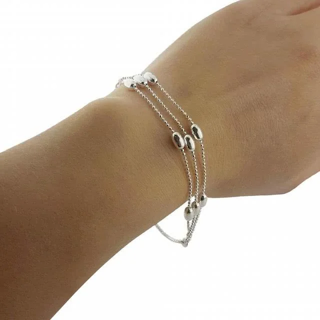 Silver Slider Bracelet