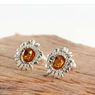 Sunflower Baltic Amber Jewellery