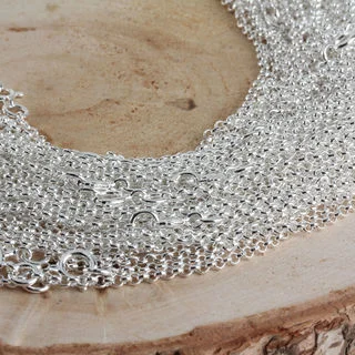 2.1mm Sterling Silver Belcher Chain