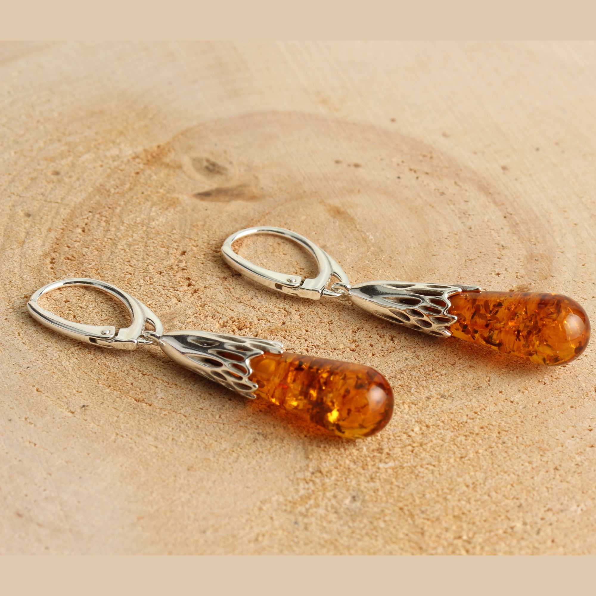 20 Orange Topaz Cognac Chandelier Drops Cut Glass Crystals 20 Orange Topaz Cognac Chandelier Drops Cut Glass Crystals