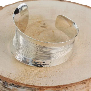 Heavy Statement Sterling Silver Bangle