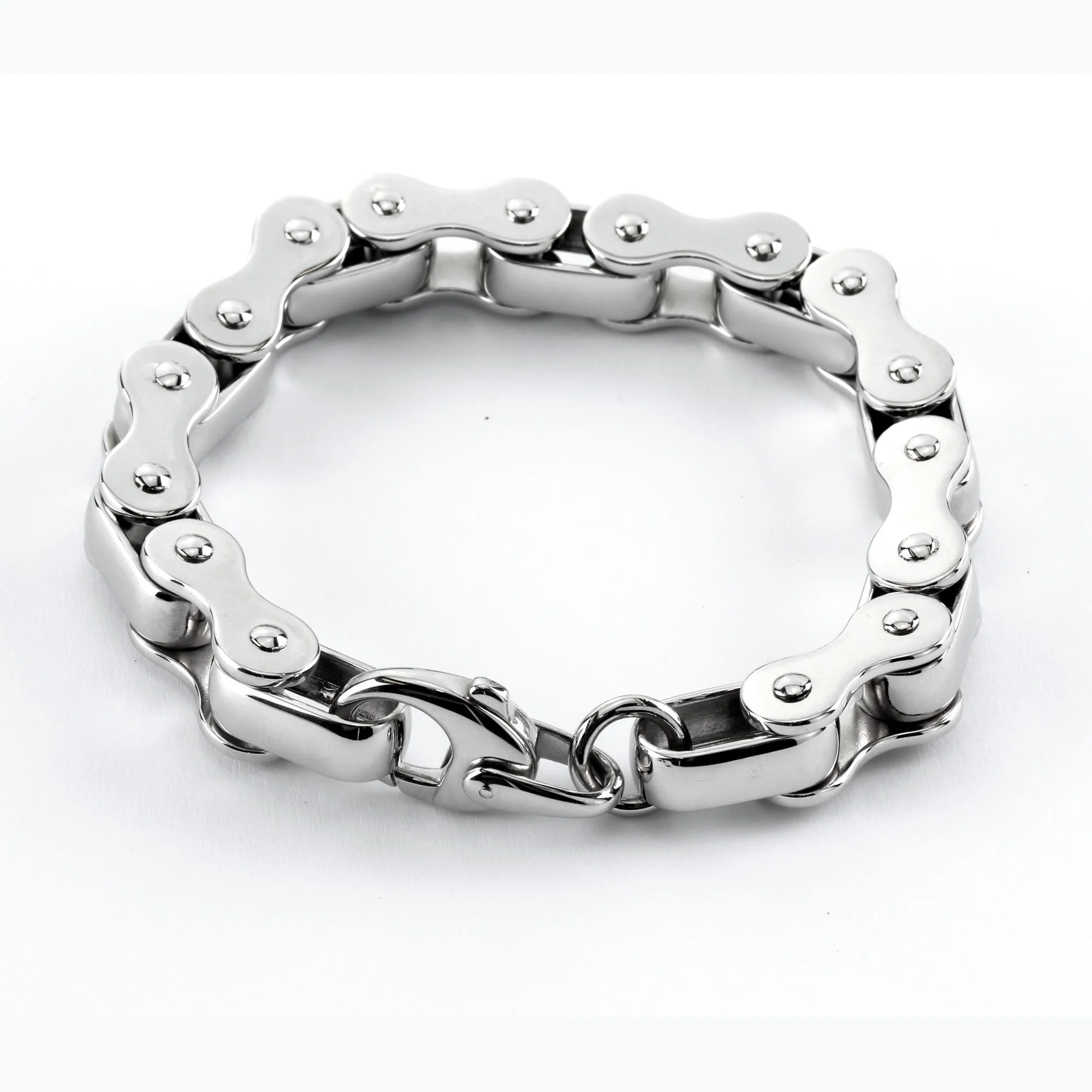 Sterling Silver Bike Chain Bracelet - Two sizes Available