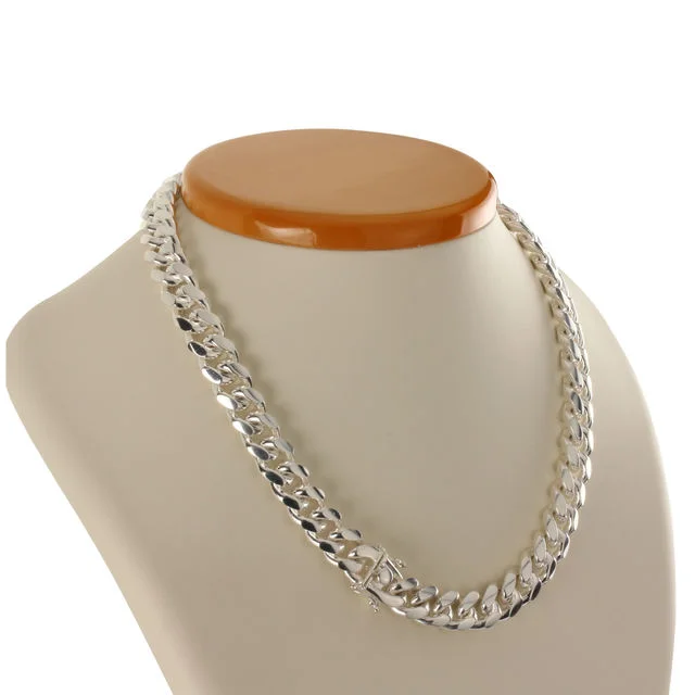 Miami Cuban Heavy 12mm Wide Curb Chain