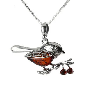 Baltic Amber Robin Pendant