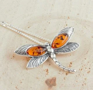 Sterling Silver Dragonfly Pendant