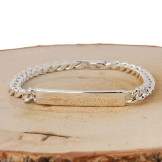 Sterling Silver Identity Bracelet