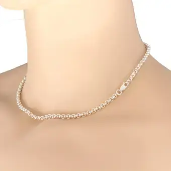 5mm Wide Solid Sterling Silver Unisex Belcher Chain 5mm Wide Solid Sterling Silver Unisex Belcher Chain