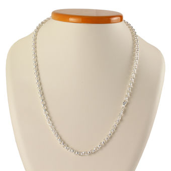 Silver Belcher Chain - 16 - 32 Inches 