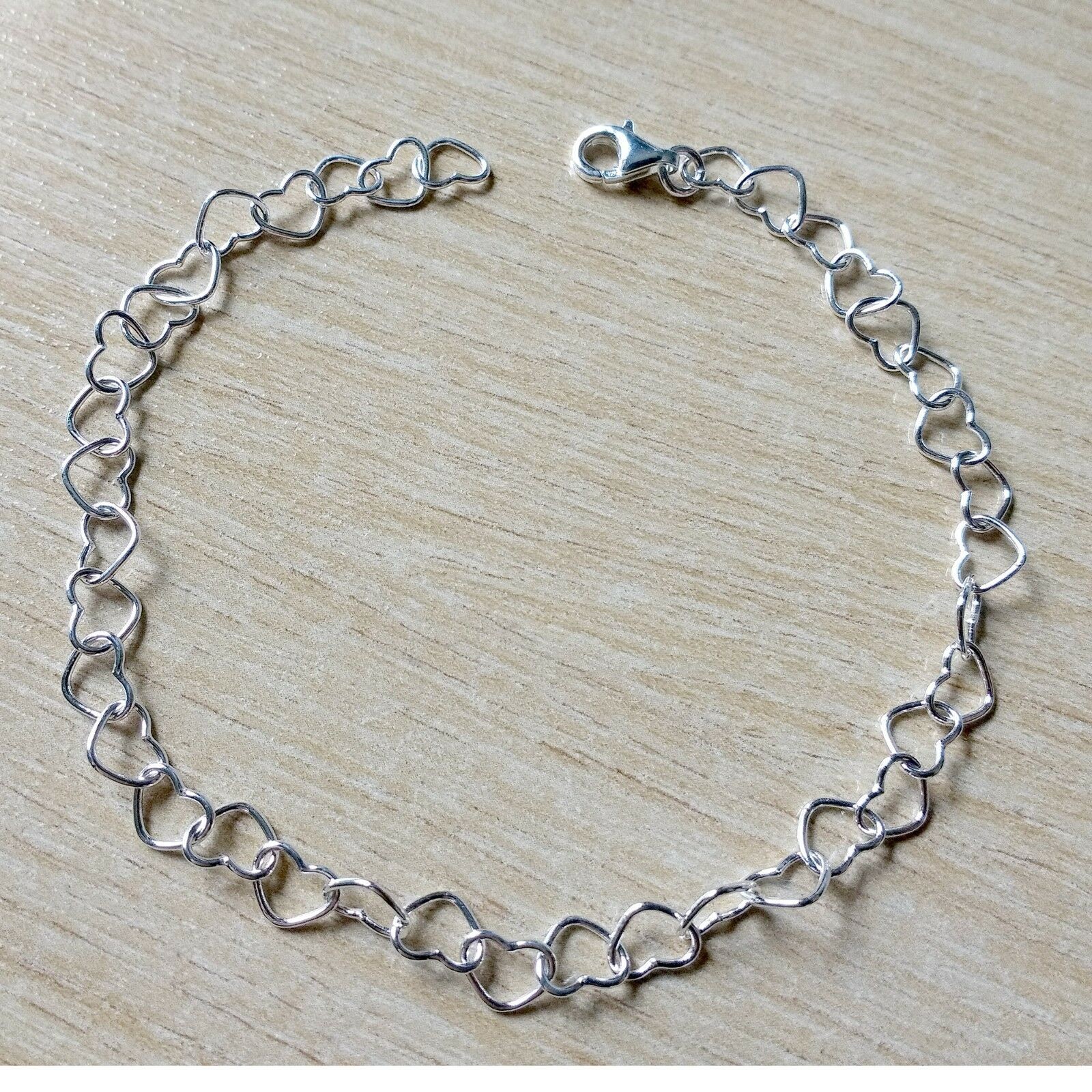 Mini Heart Link Sterling Silver 