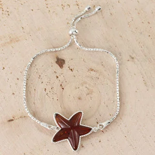 Adjustable Starfish Slider Bracelet