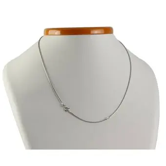 Sterling Silver Rhodium Plated Snake Chain