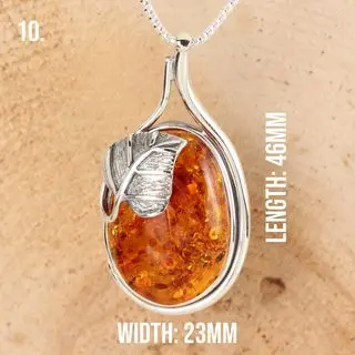 Option 10b Handmade Baltic Amber Pendant