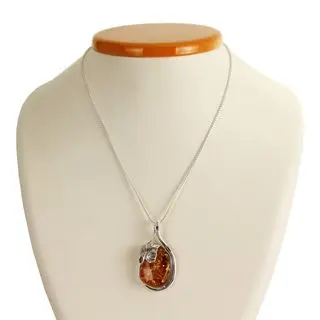 Option 2 Handmade Baltic Amber Pendant