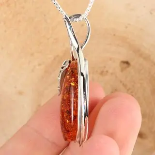 Option 3c Handmade Baltic Amber Pendant