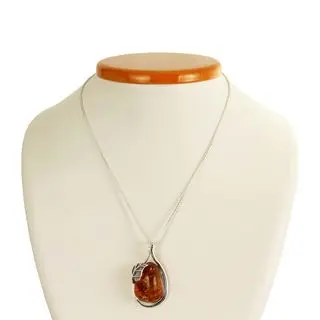 Option 4 Handmade Baltic Amber Pendant