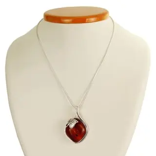 Option 7 Handmade Baltic Amber Pendant