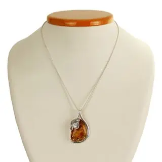 Option 8 Handmade Baltic Amber Pendant