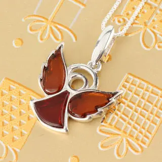 Christmas Angel Baltic Amber Pendant