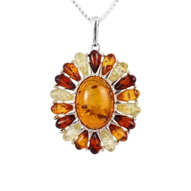 Christmas Baltic Amber Jewellery Necklace