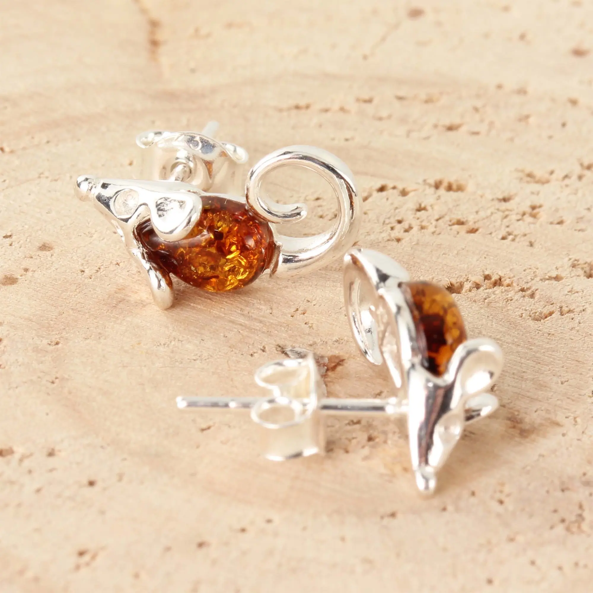 Top more than 219 amber and silver earrings super hot
