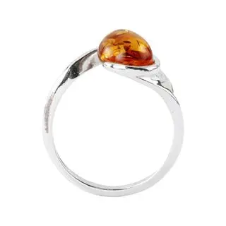 Baltic Amber Sterling Silver Ring