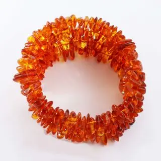 Beaded Honey Baltic Amber Adjustable Bracelet