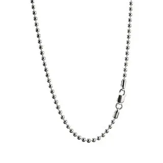 Sterling Silver Bead Chain