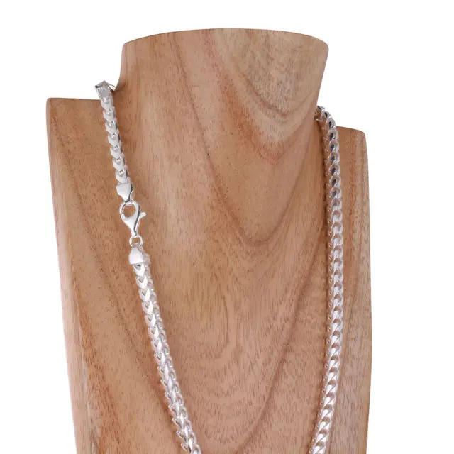 5.5mm Heavy Solid Sterling Silver Franco Chain