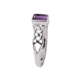 Amethyst Sterling Silver Ring