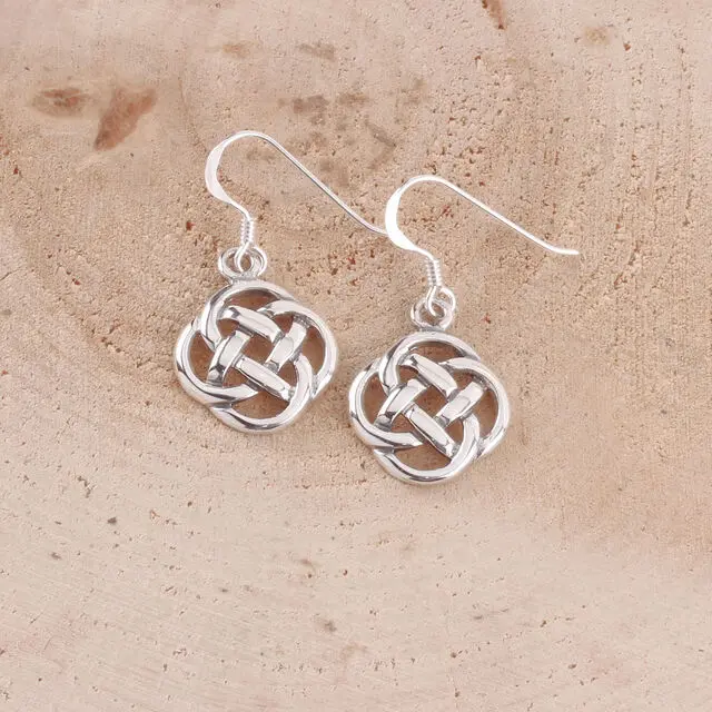 Celtic Knot Sterling Silver Earrings