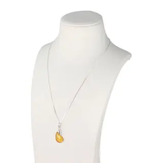 Lemon Baltic Amber Pendant