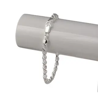 Sterling Silver Rope Bracelet
