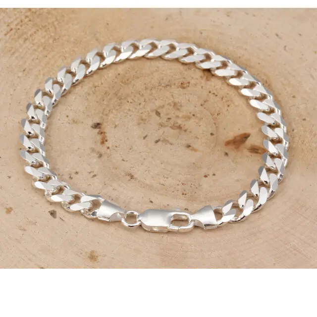 925 Sterling Silver Curb Bracelet