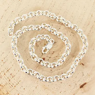 Hallmarked Sterling Silver Belcher Chain