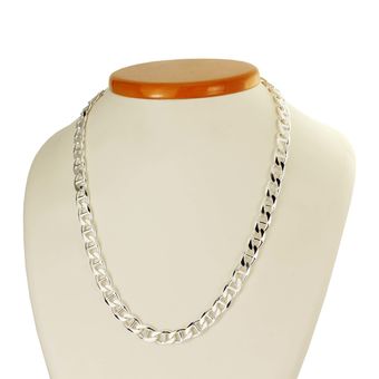 30 Inch Mens Silver Chain, 76.2cm Long 