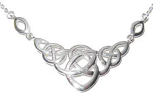 Celtic Necklace - Classic Celtic Triquetra Ball Knotwork Design