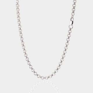 20-Inch Sterling Silver Belcher Chain – 2mm Gauge, 925 Silver, Classic Style