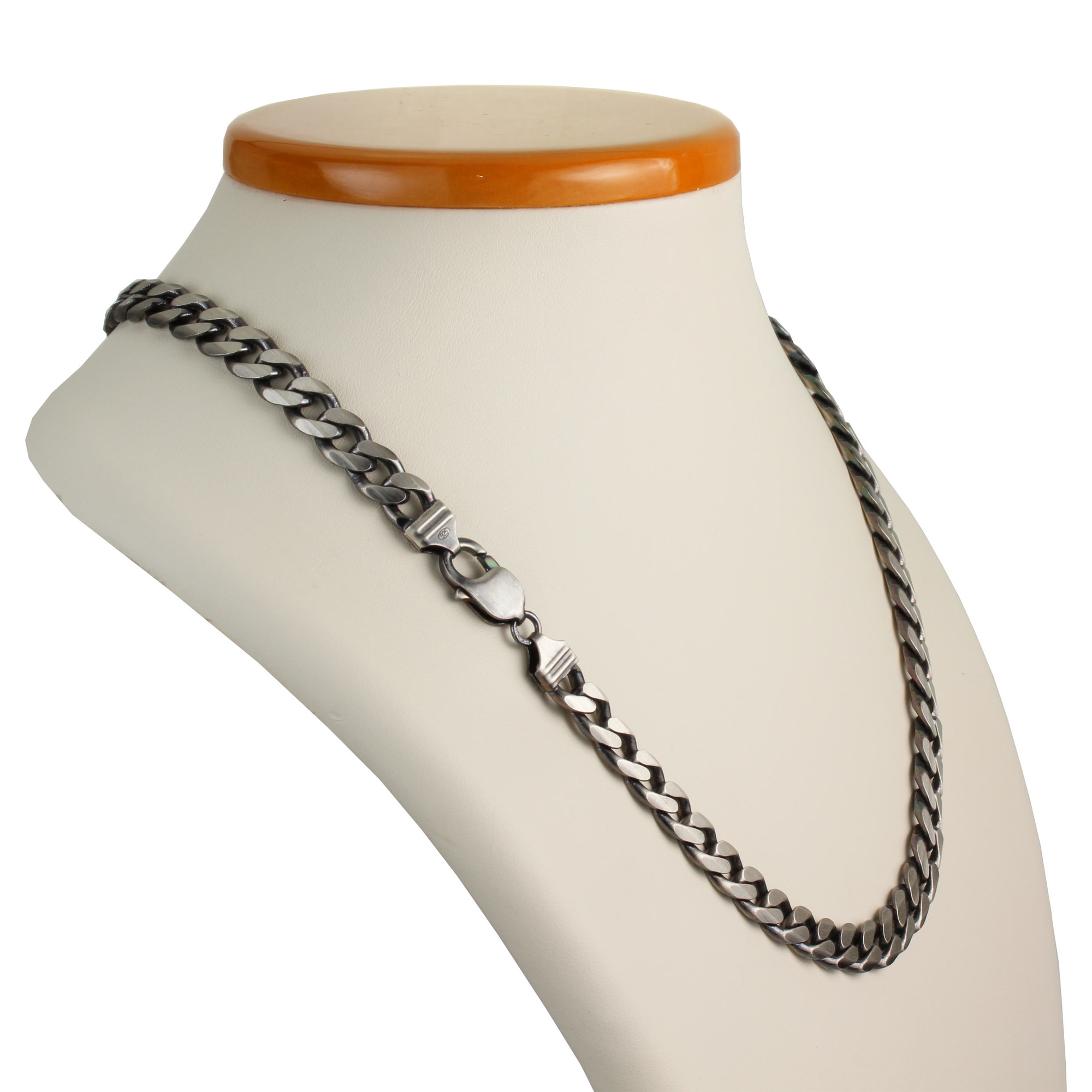 Gunmetal Finish Sterling Silver 