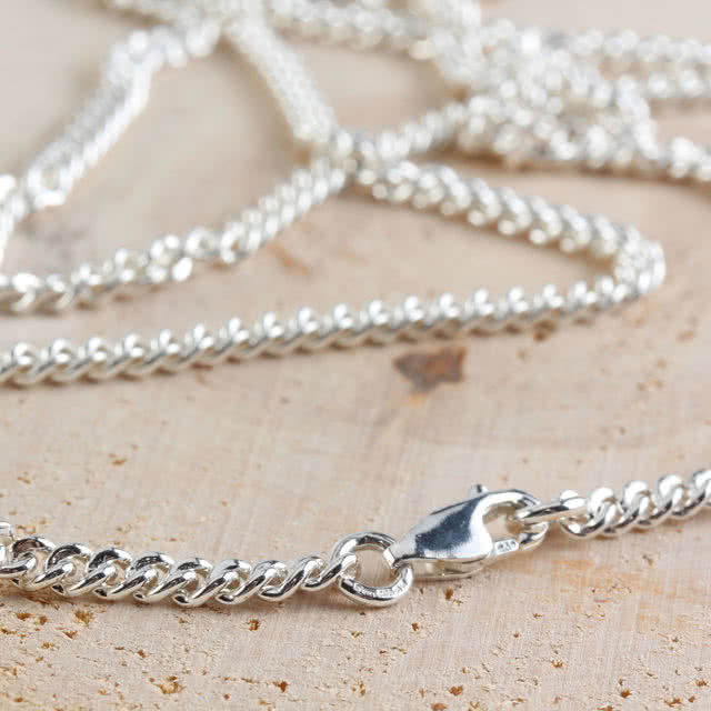 Strong Rounded Curb Chain For Heavy Pendants