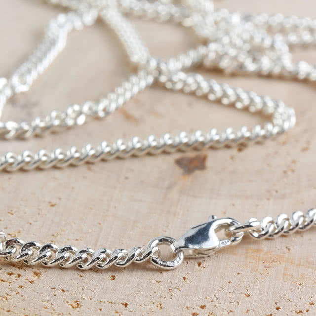 Strong Rounded Curb Chain For Heavy Pendants