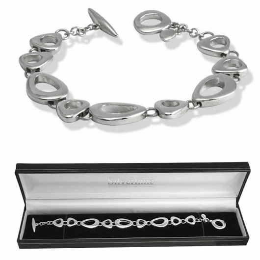 Silver Pebble Bracelet