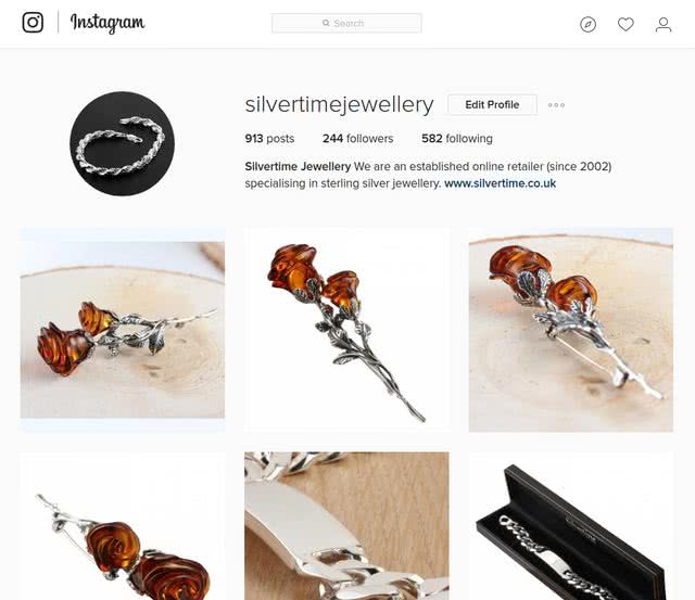 Silvertime Jewellery now on Instagram