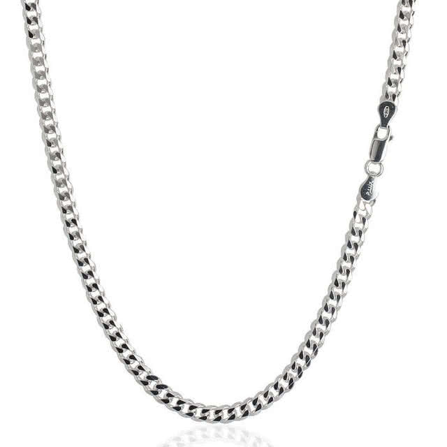 New Review: Solid Sterling Silver Curb Chain 5.10mm Width