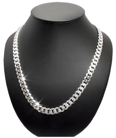 Silver Curb Chain