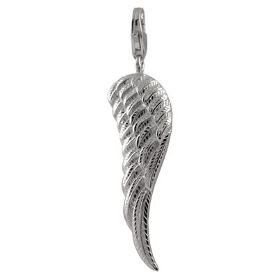 Angel Wing Clip On Charm