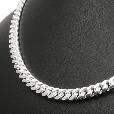 curb chain silver sterling solid