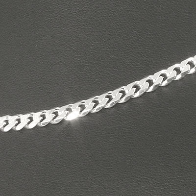 4.5mm Width Silver Curb Chain