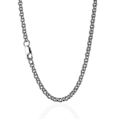 Silver Belcher Chain 4mm