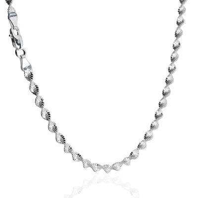 Magic Twist Diamond Cut Necklace