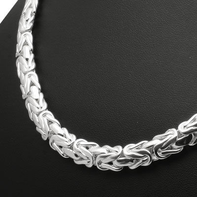 Heavy 15mm Width Silver Men's Curb Bracelet